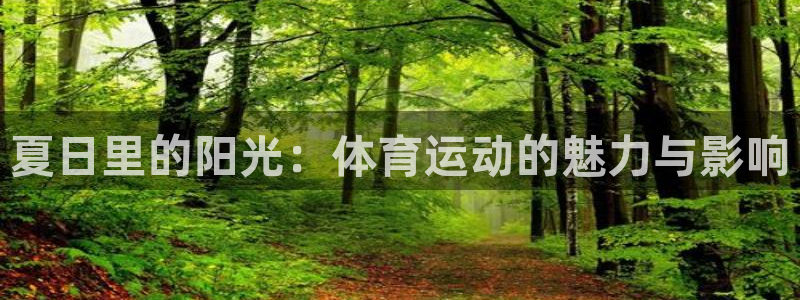 制胜体育咪咕免费现场观赏篮球：夏日里的阳光：体育运动的魅力与影响